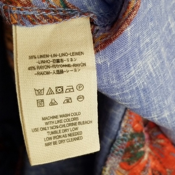 Free People Summer In Tulam Floral Tie Back Tunic - Picture 8 of 8